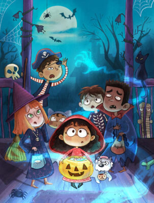 Neha Rawat_childrens illustration_halloween_spooky_ghost